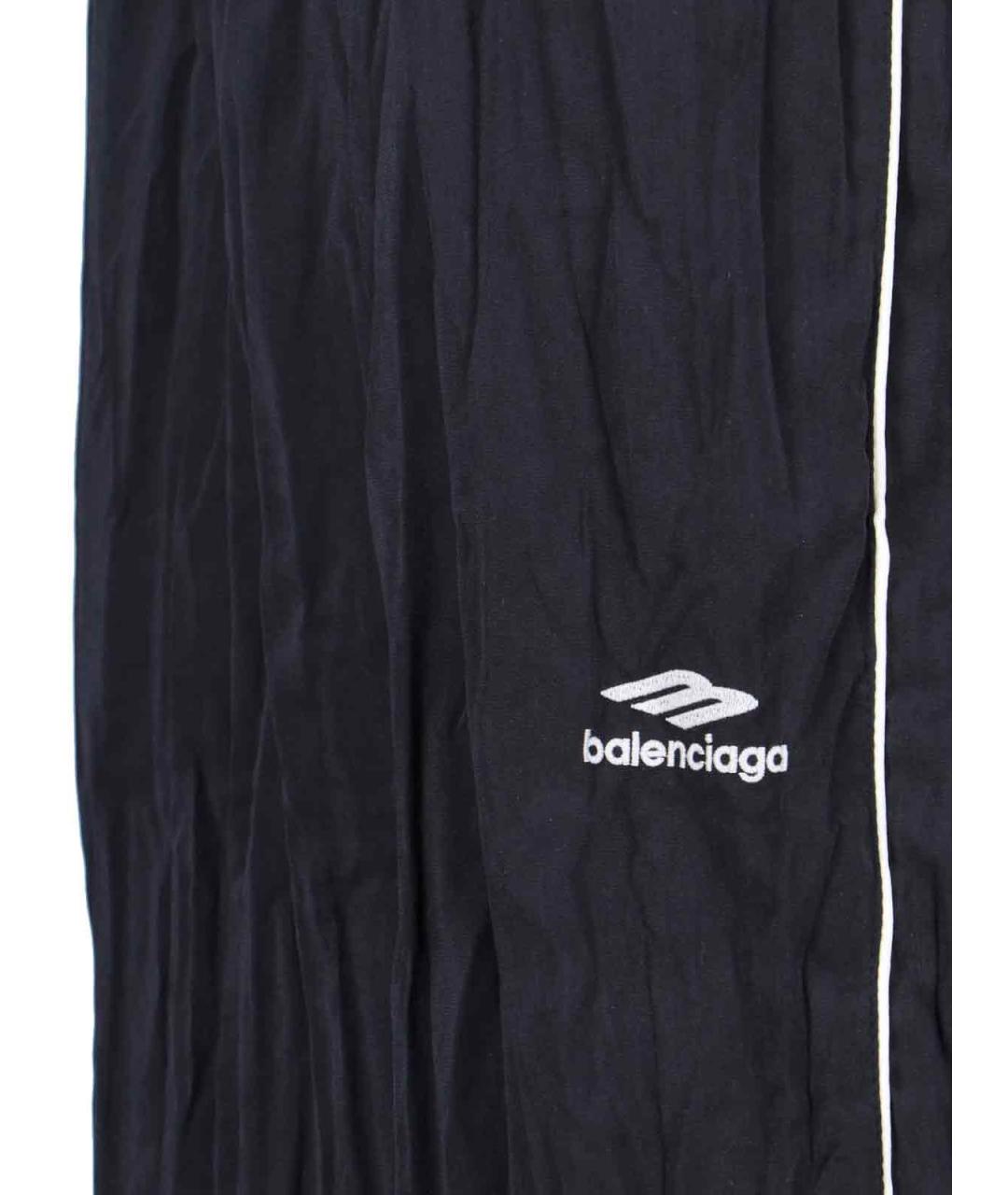 BALENCIAGA Черное полиэстеровое платье, фото 4