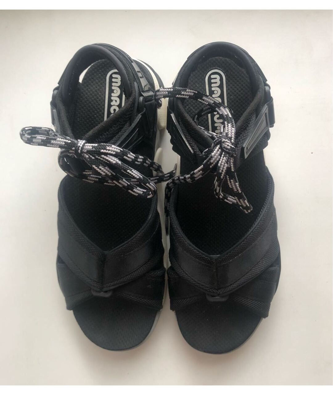 MARC BY MARC JACOBS Черные резиновые сандалии, фото 2