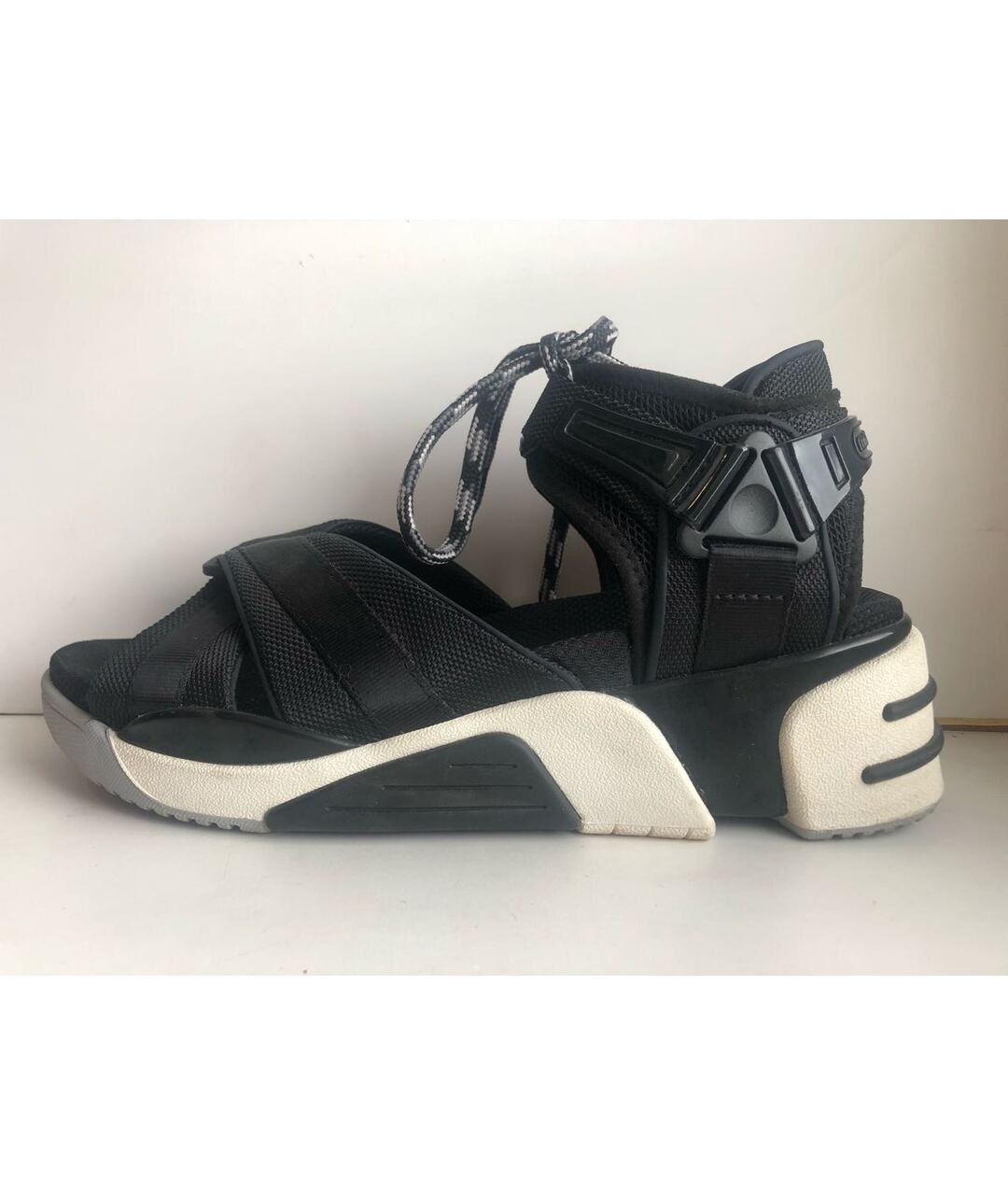 MARC BY MARC JACOBS Черные резиновые сандалии, фото 9