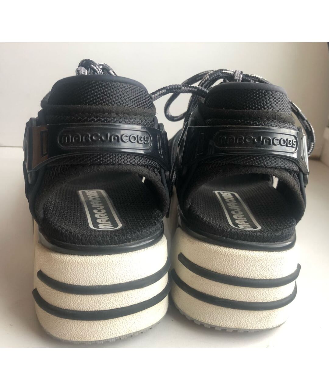 MARC BY MARC JACOBS Черные резиновые сандалии, фото 4