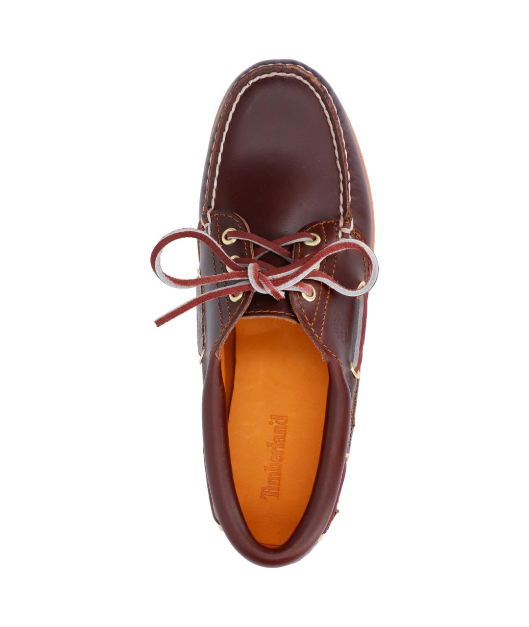 TIMBERLAND Бордовые кожаные брогги и оксфорды, фото 5
