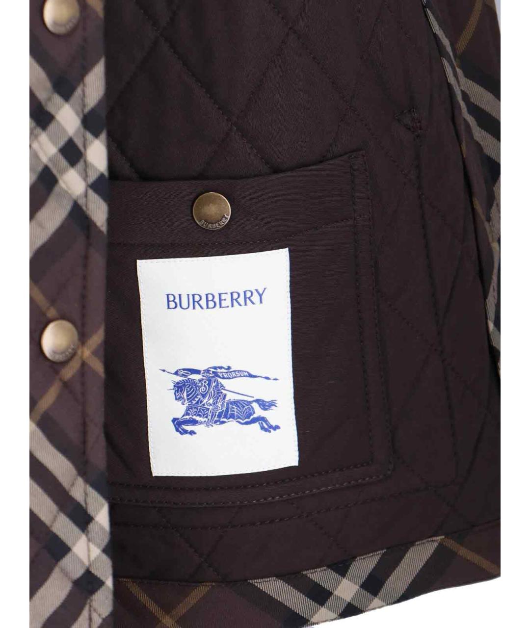 BURBERRY Коричневая куртка, фото 5