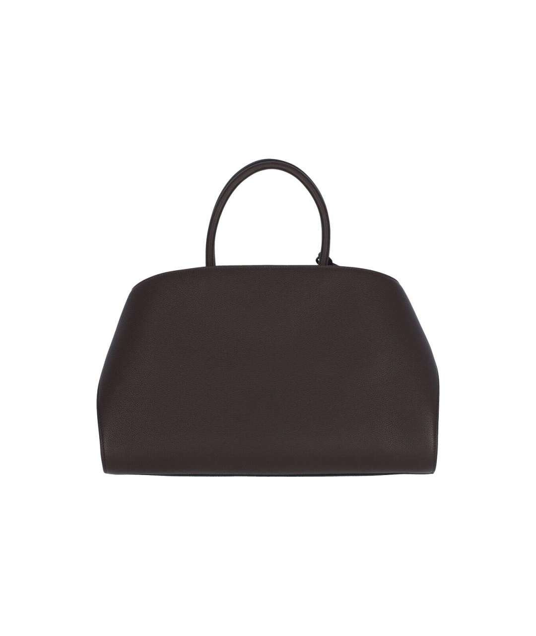 FERRAGAMO Коричневая кожаная сумка тоут, фото 3