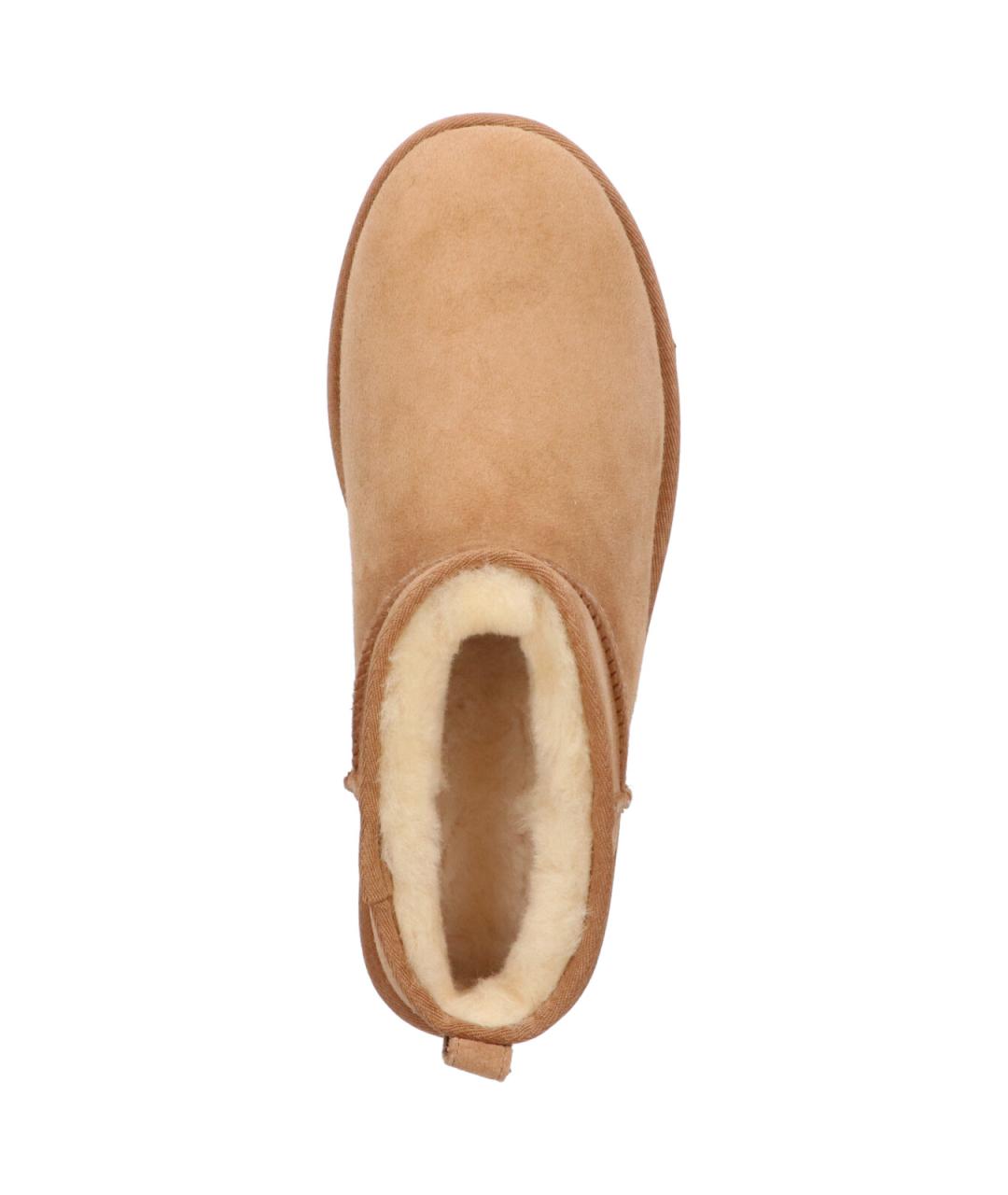 UGG AUSTRALIA Бежевые замшевые низкие ботинки, фото 5
