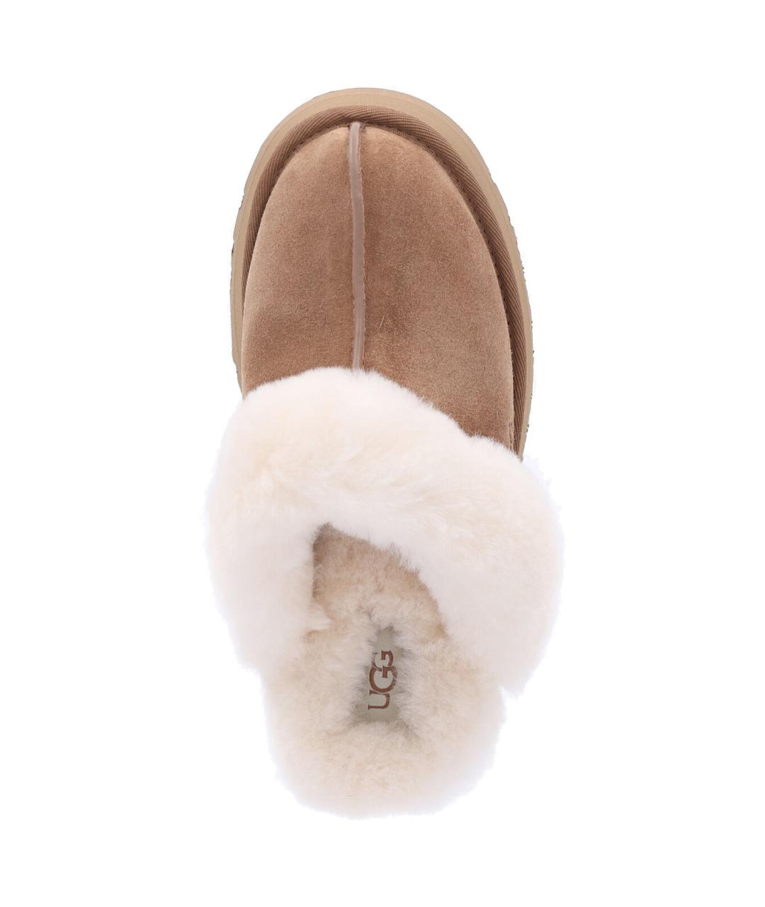 UGG AUSTRALIA Бежевые замшевые мюли, фото 5