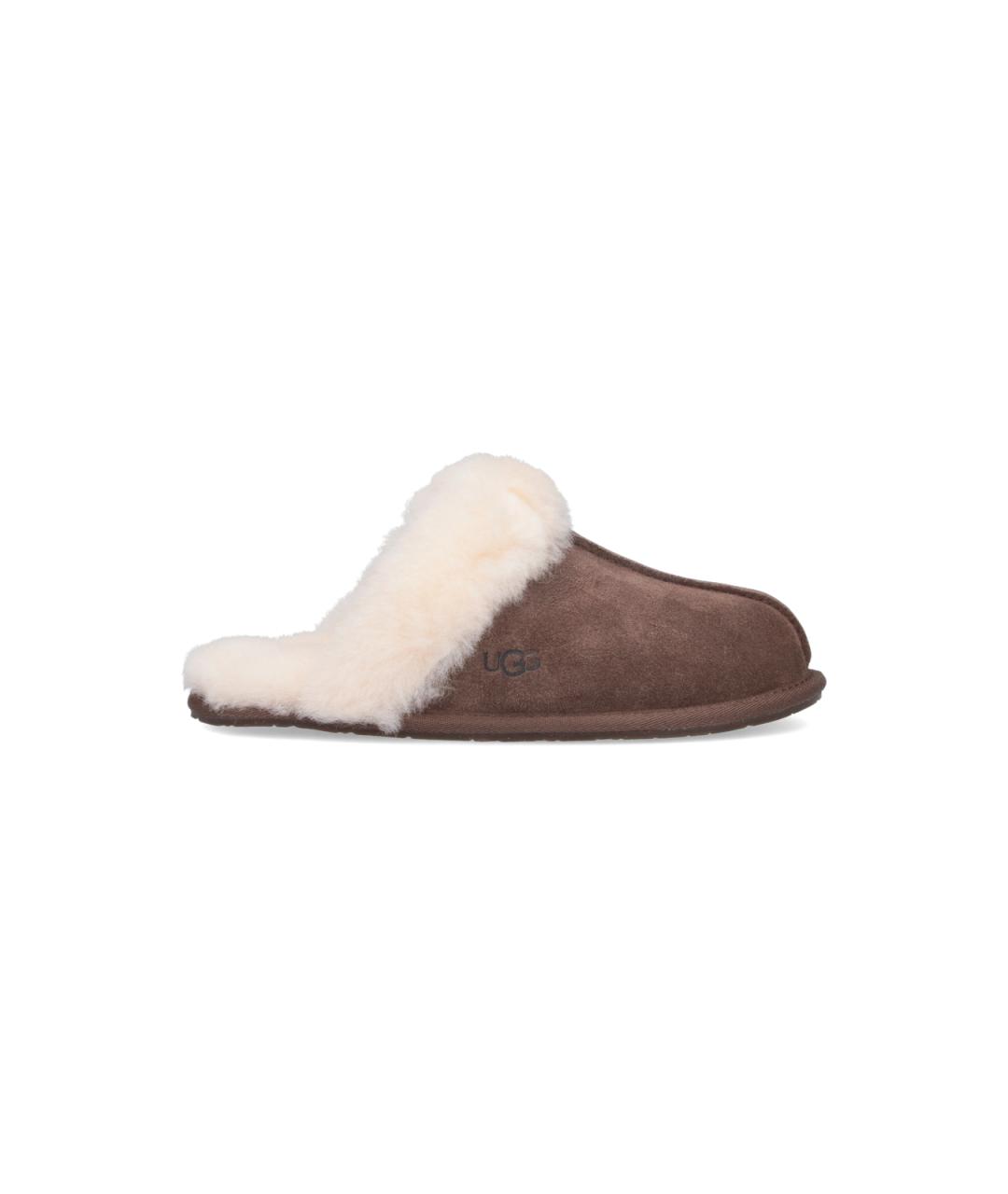 UGG AUSTRALIA Коричневые замшевые мюли, фото 1