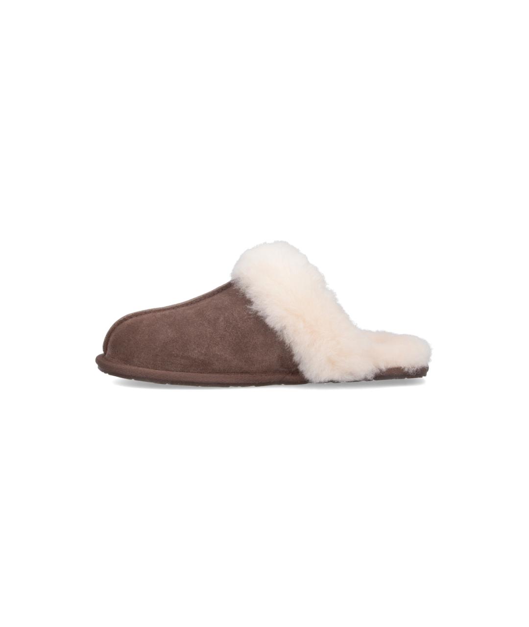 UGG AUSTRALIA Коричневые замшевые мюли, фото 3