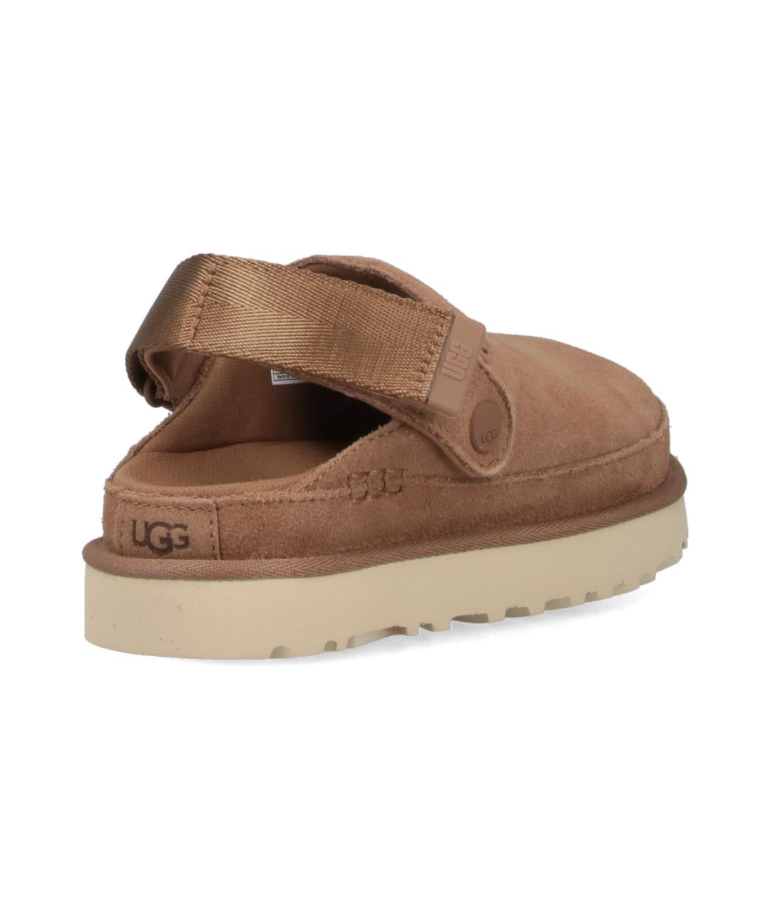UGG AUSTRALIA Бежевые замшевые мюли, фото 4