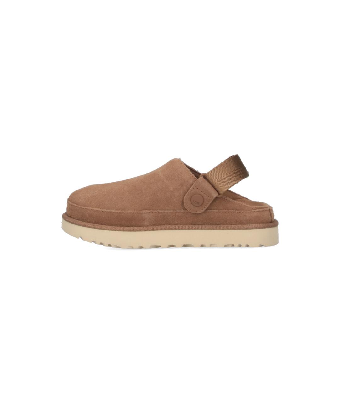 UGG AUSTRALIA Бежевые замшевые мюли, фото 3