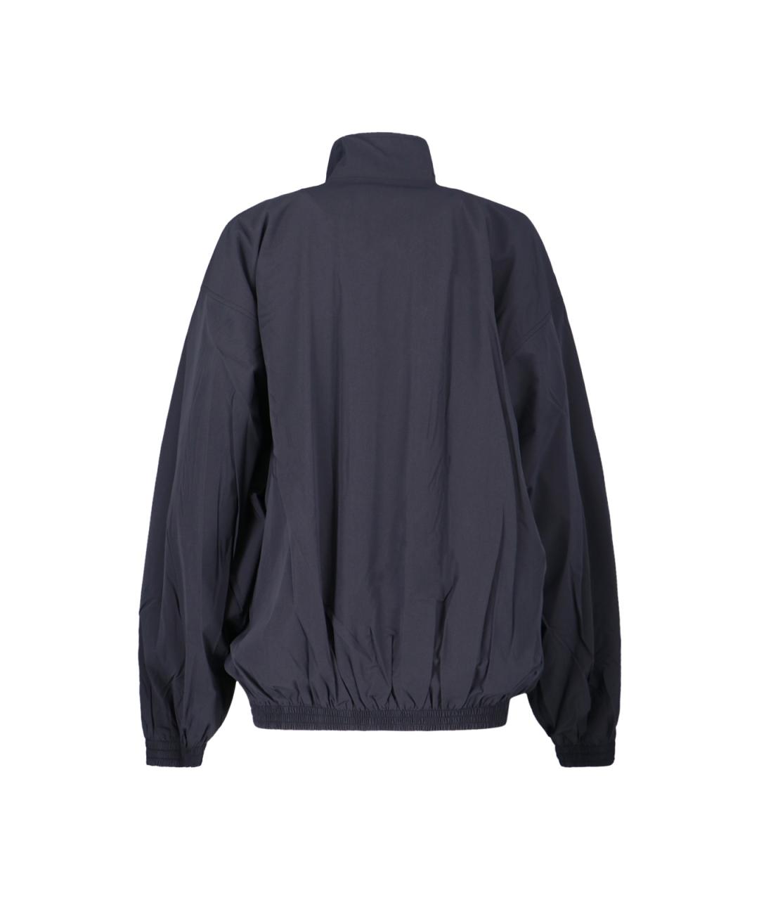 BALENCIAGA Черная полиэстеровая куртка, фото 2