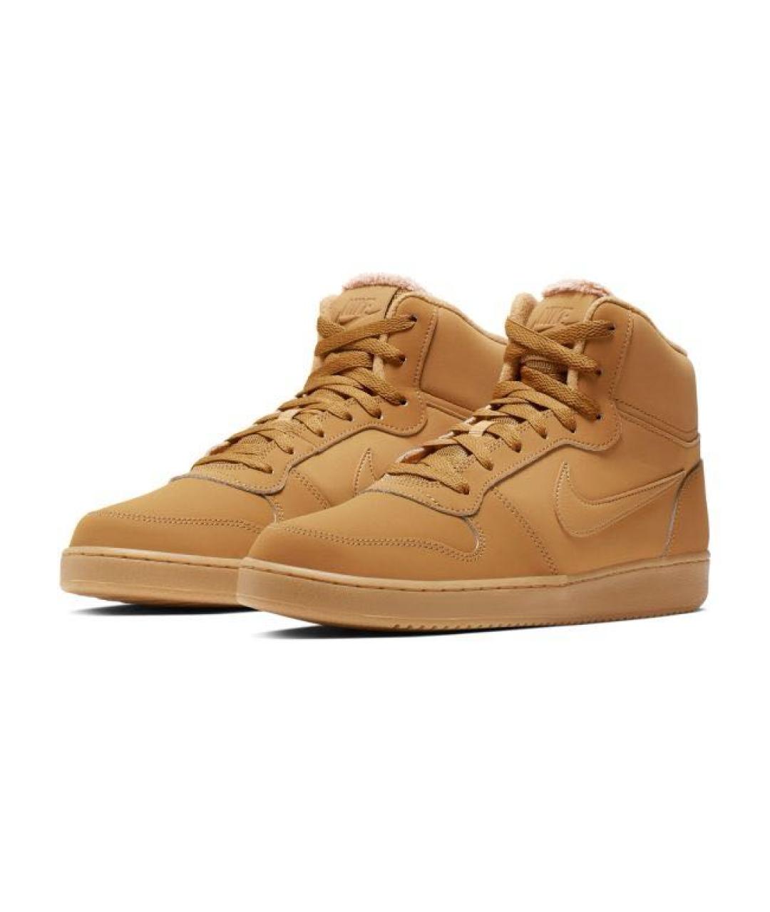 NIKE Горчичные высокие кроссовки / кеды, фото 2