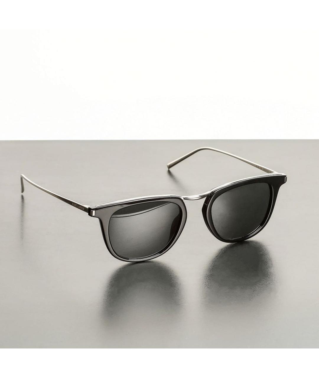 SAINT LAURENT Серебряные солнцезащитные очки, фото 2
