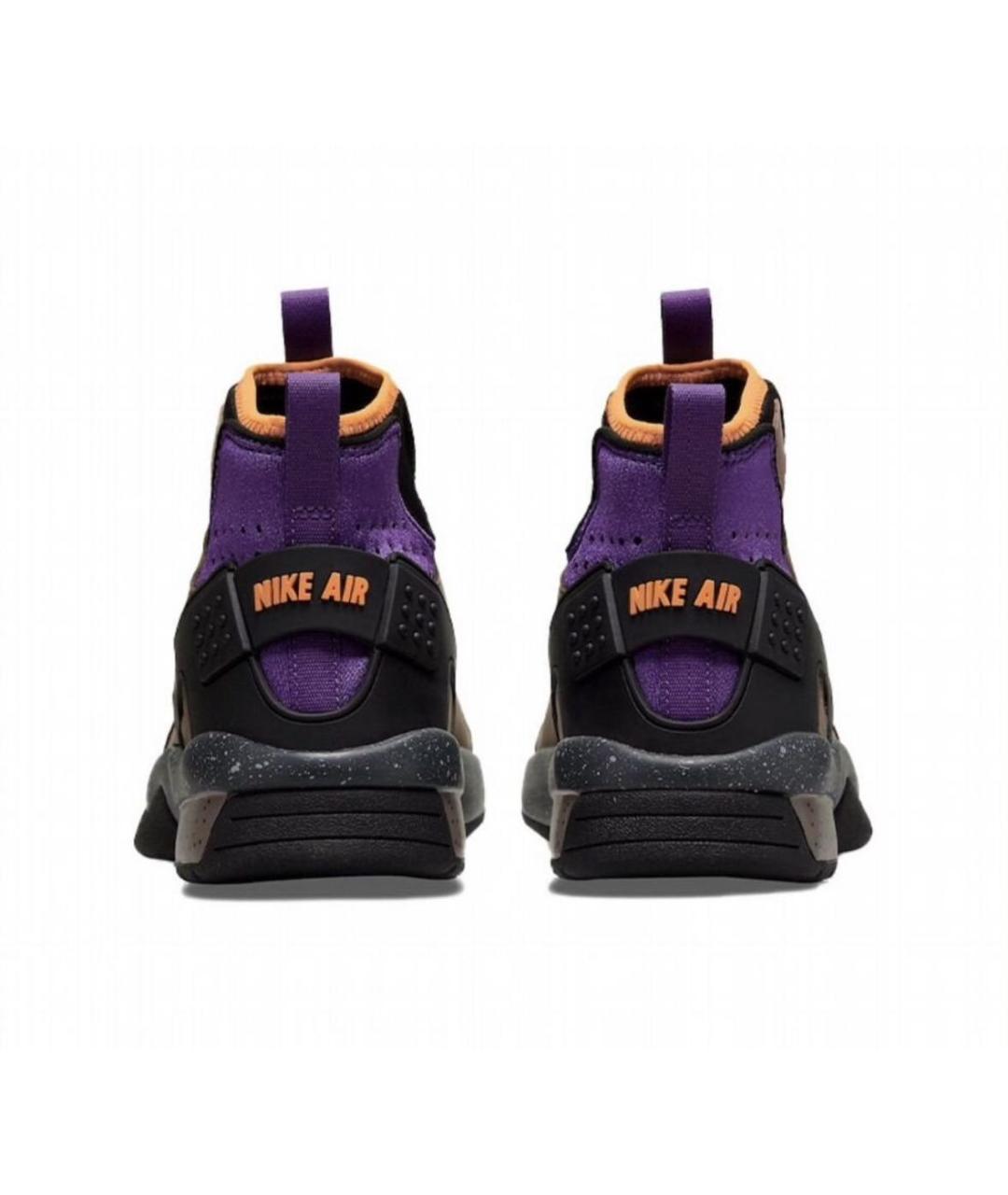 NIKE ACG Коричневые кожаные высокие кроссовки / кеды, фото 5