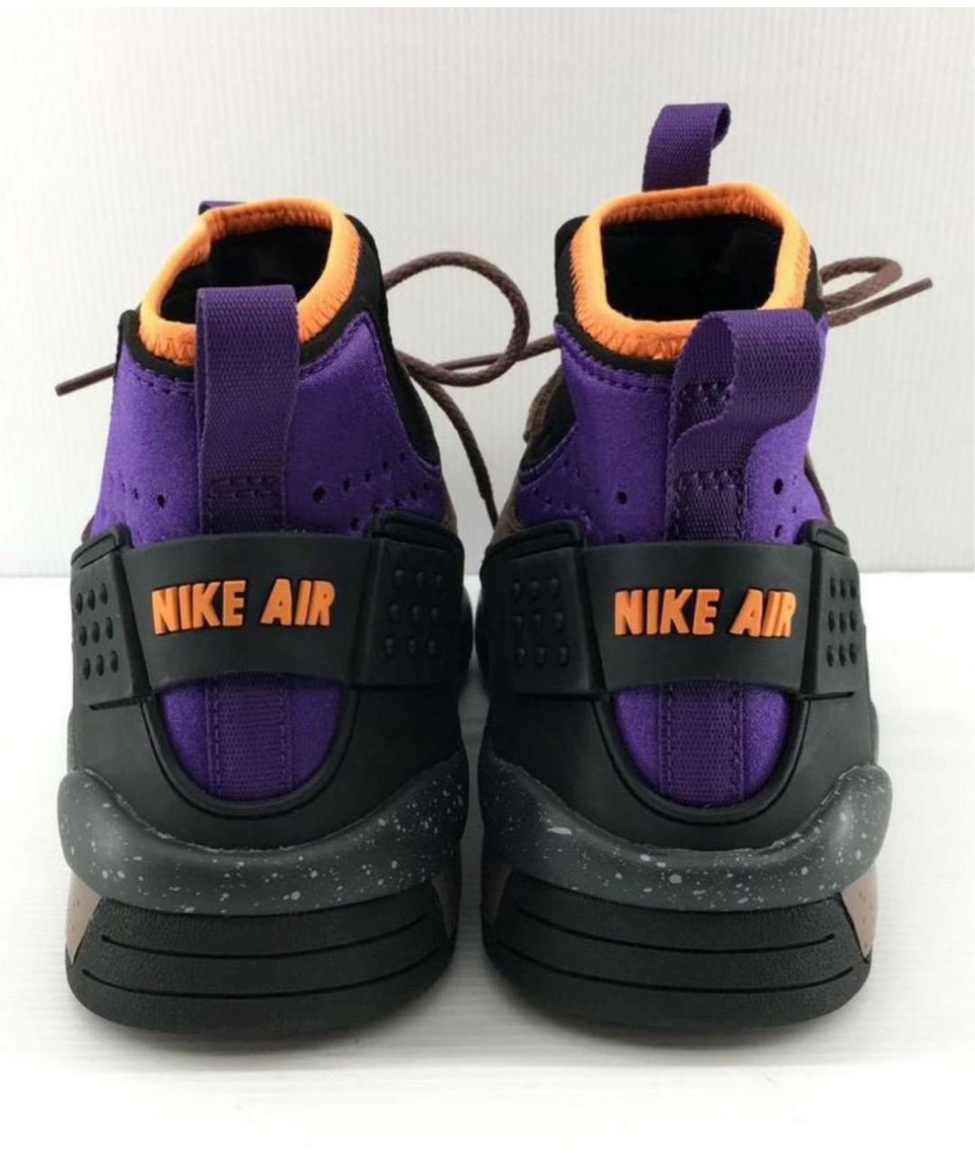 NIKE ACG Коричневые кожаные высокие кроссовки / кеды, фото 7