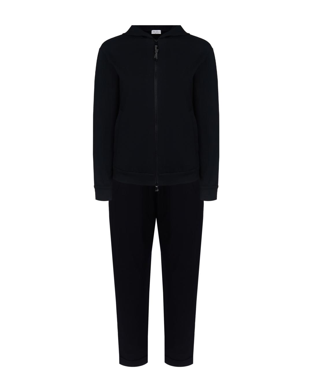 BRUNELLO CUCINELLI Черный хлопковый спортивные костюмы, фото 1