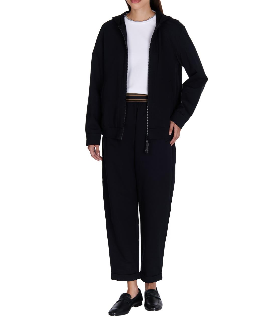 BRUNELLO CUCINELLI Черный хлопковый спортивные костюмы, фото 4