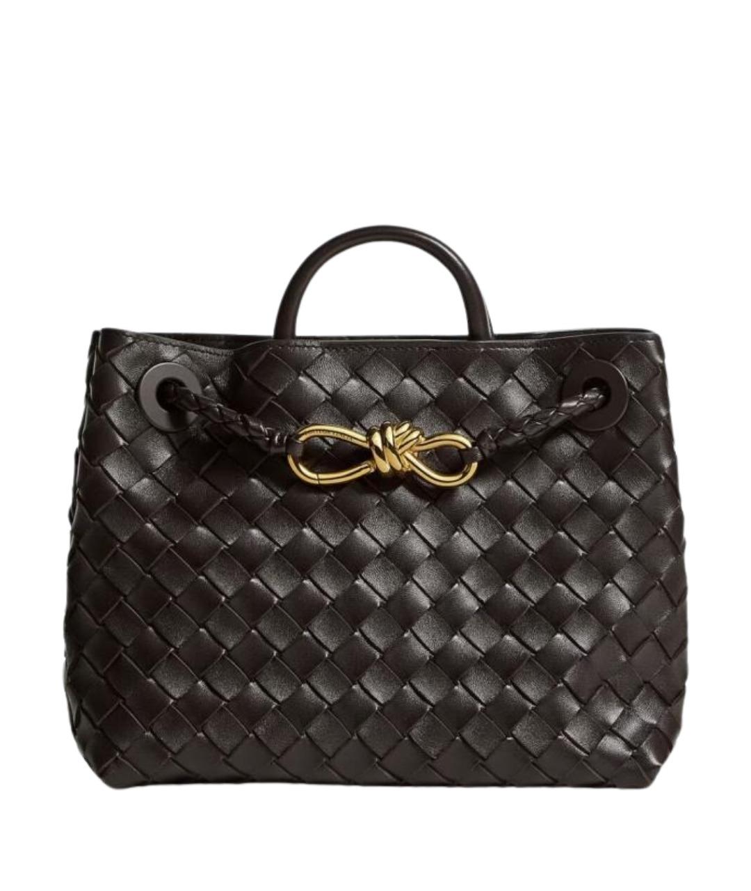 BOTTEGA VENETA Коричневая кожаная сумка тоут, фото 1
