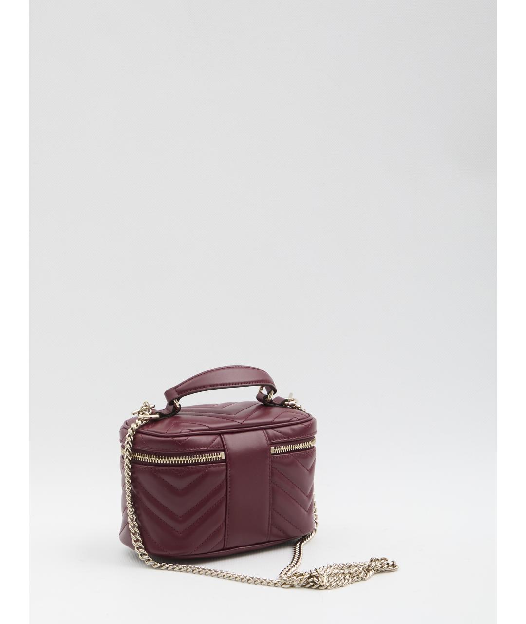 GUCCI Красная кожаная сумка с короткими ручками, фото 3