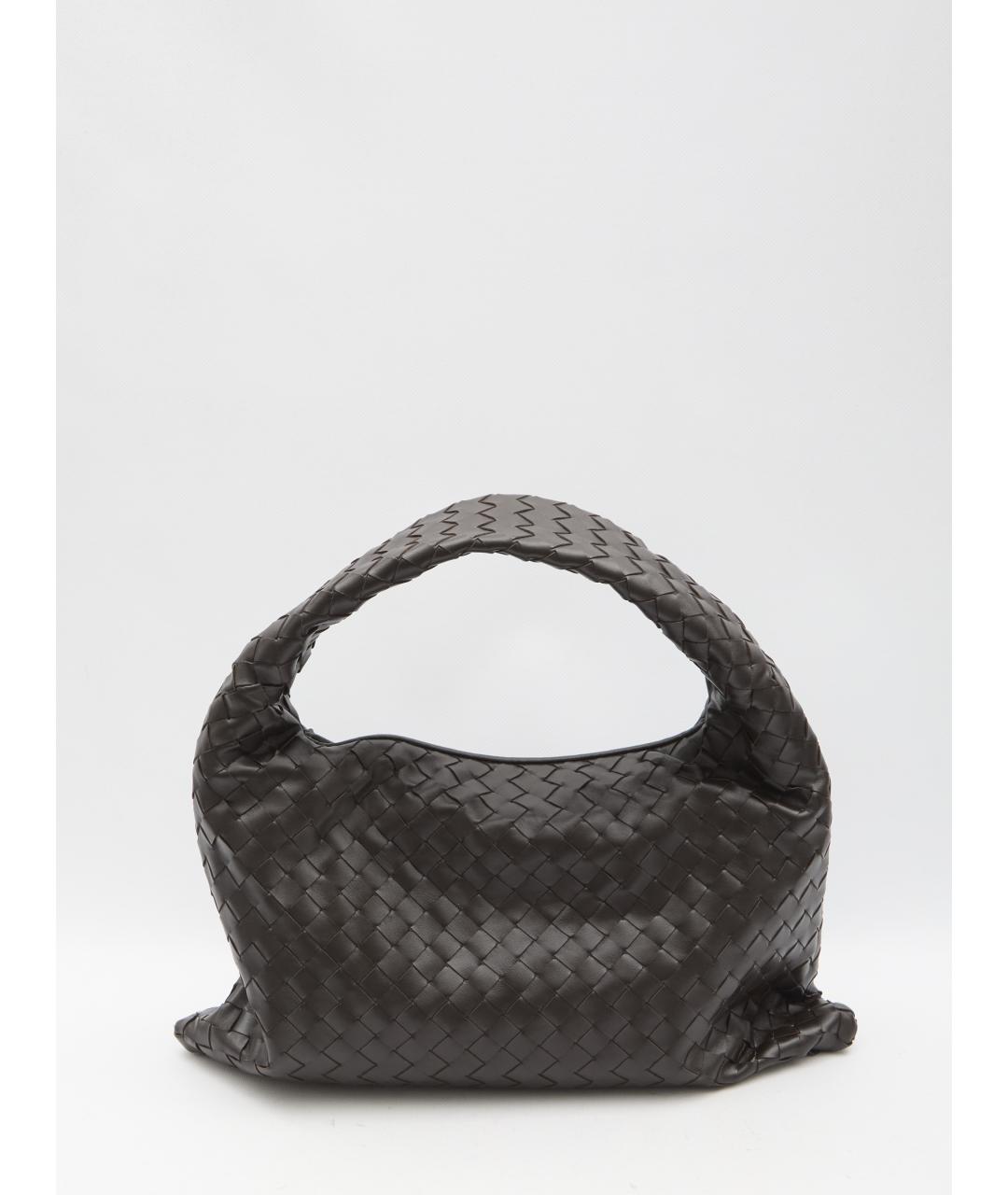 BOTTEGA VENETA Коричневая кожаная сумка через плечо, фото 3