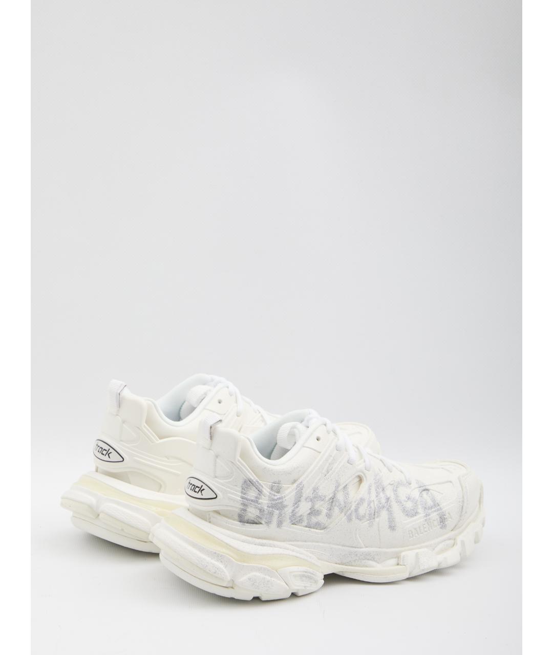 BALENCIAGA Белые синтетические кроссовки, фото 3