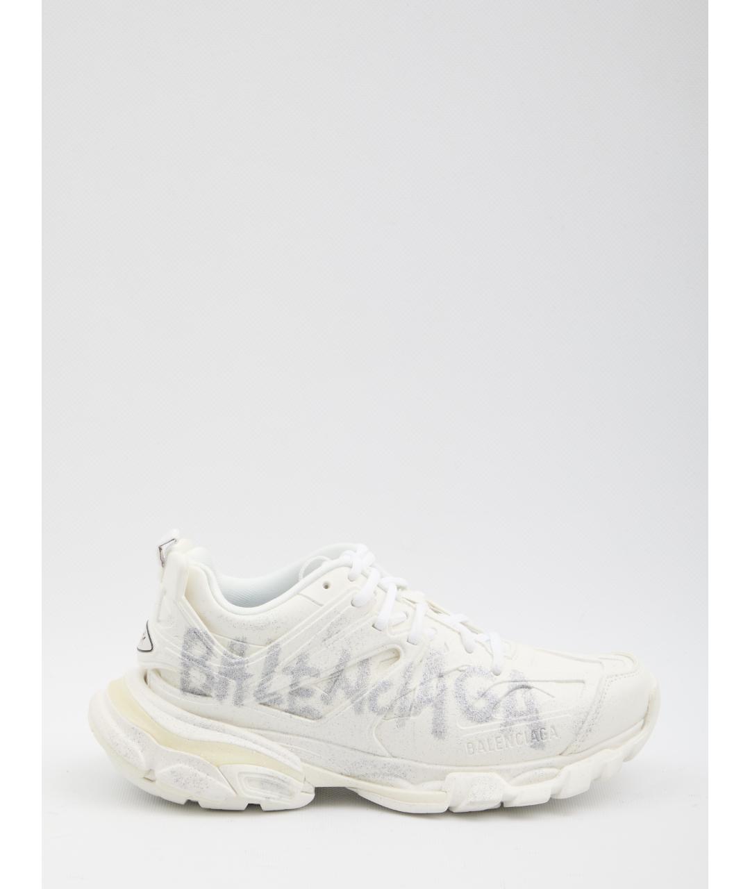 BALENCIAGA Белые синтетические кроссовки, фото 6