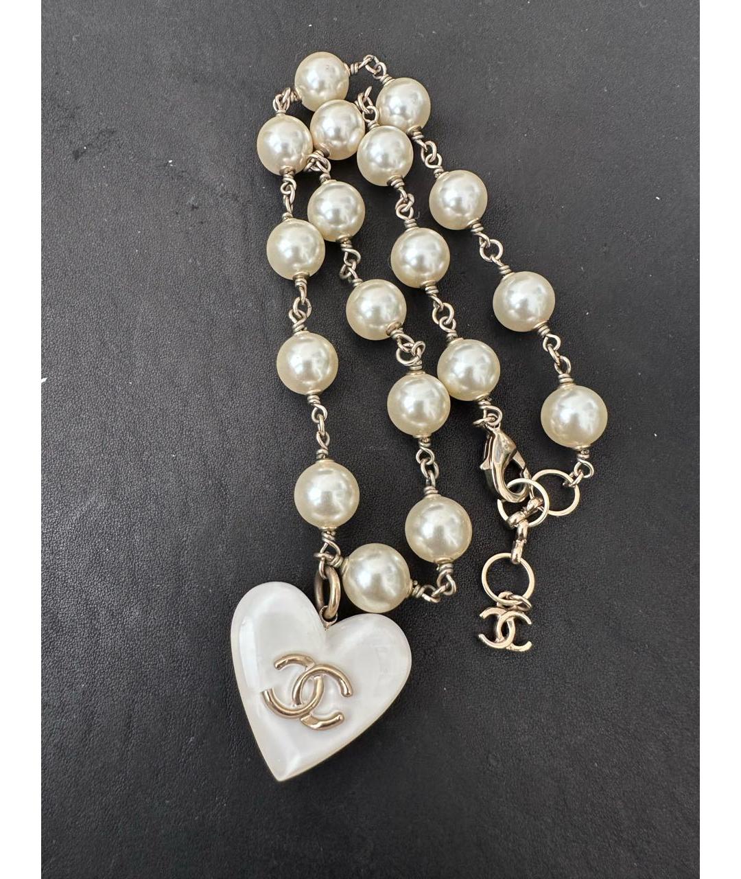 CHANEL Бежевое колье, фото 2
