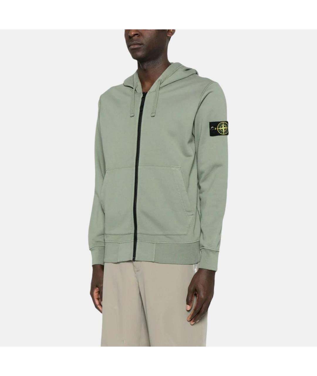 STONE ISLAND Зеленая куртка, фото 2