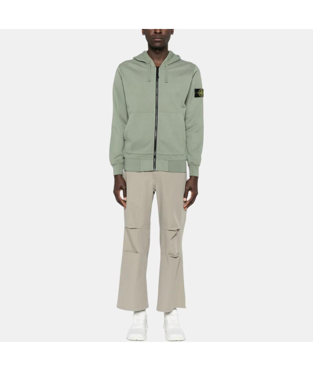 STONE ISLAND Зеленая куртка, фото 3