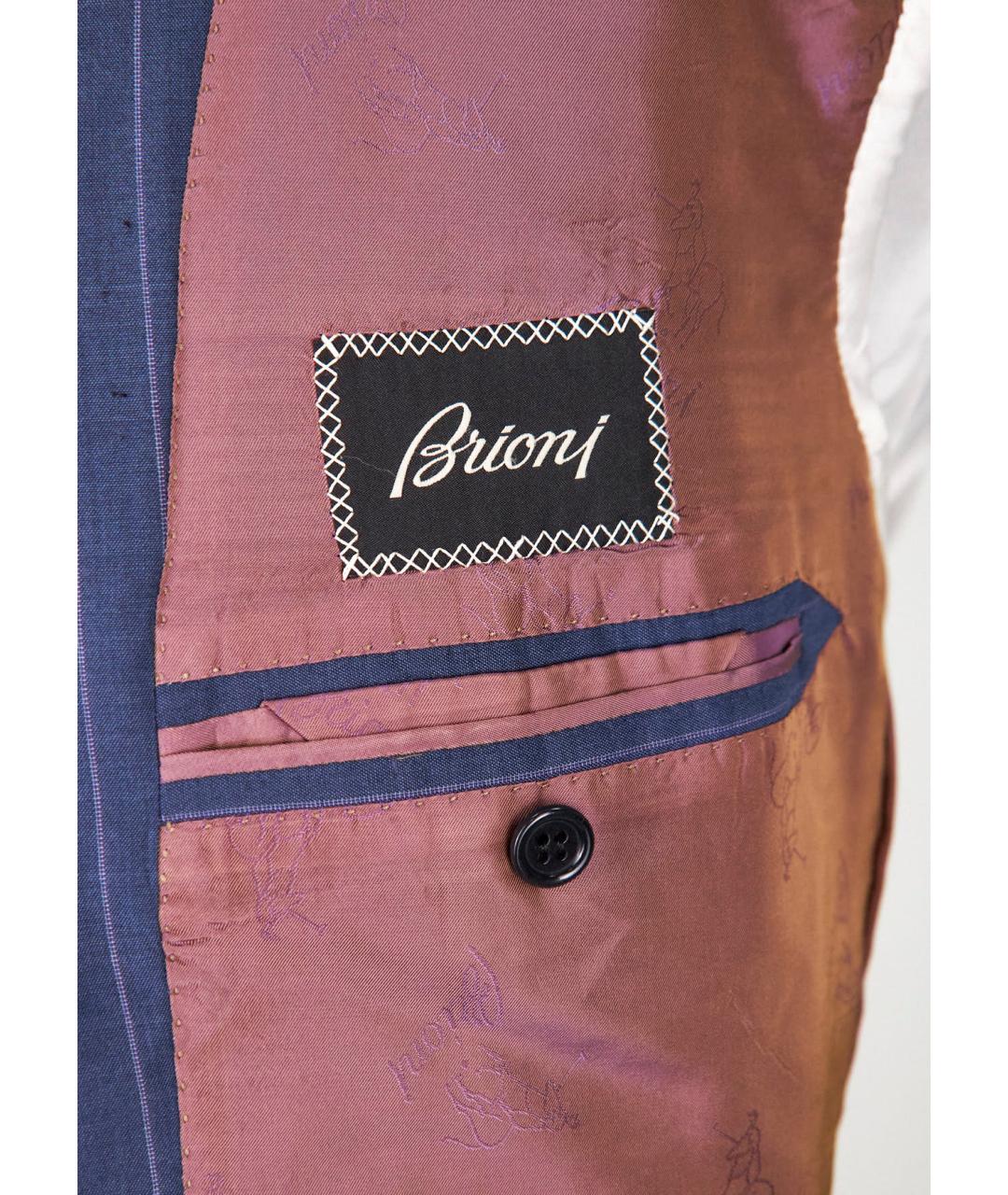 BRIONI Синий классический костюм, фото 6