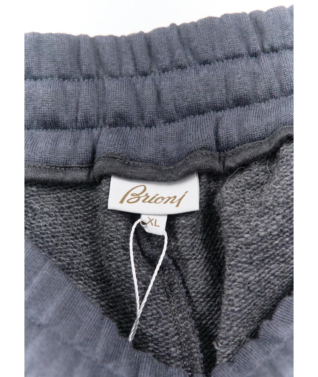 BRIONI Серый шерстяной спортивный костюм, фото 7