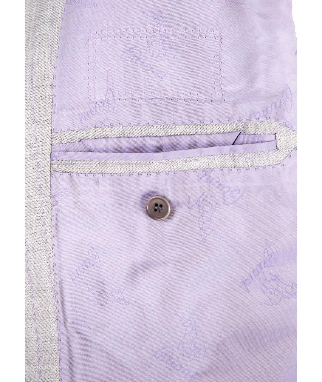 BRIONI Серый классический костюм, фото 8