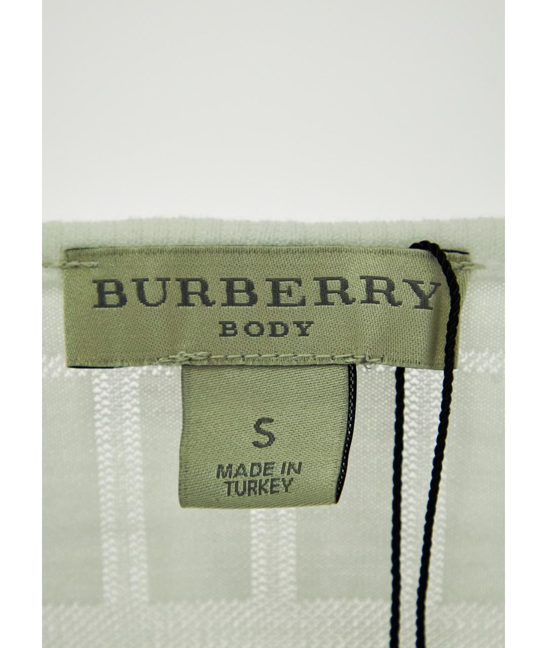 BURBERRY Белый хлопковый костюм с брюками, фото 7