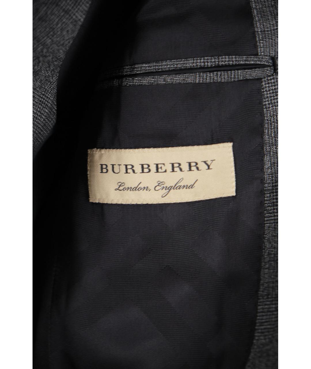 BURBERRY Серый костюм-тройка, фото 7