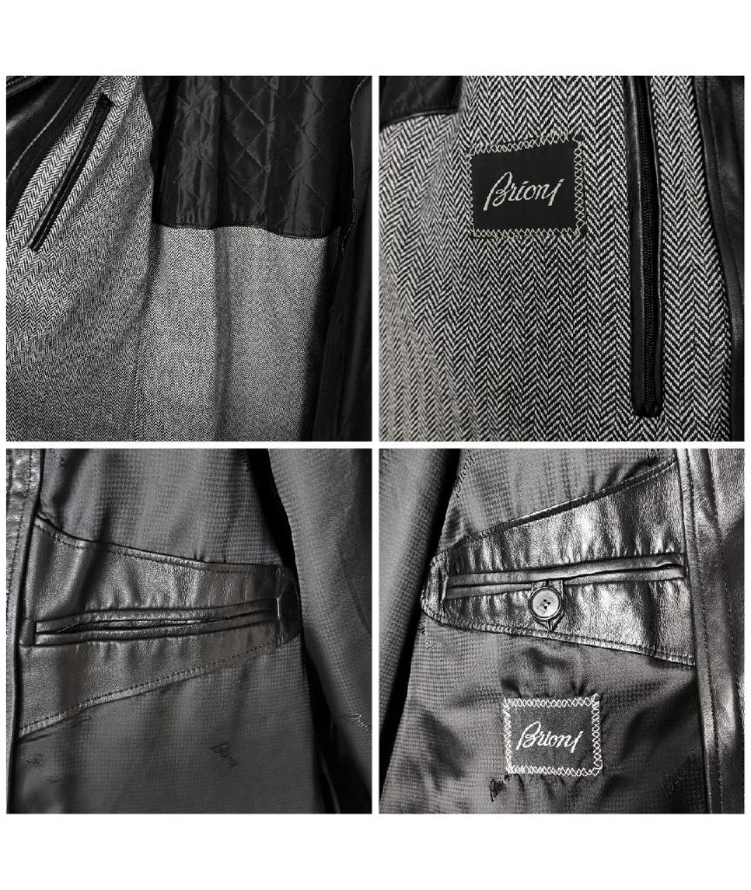 BRIONI Черная шелковая куртка, фото 9