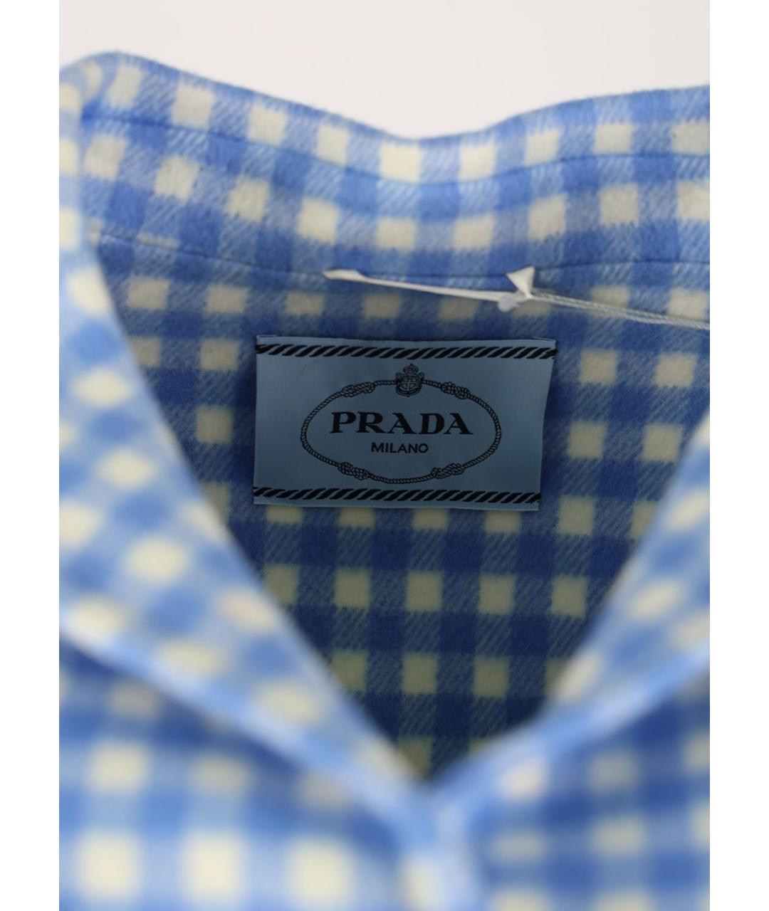 PRADA Мульти шерстяное пальто, фото 4