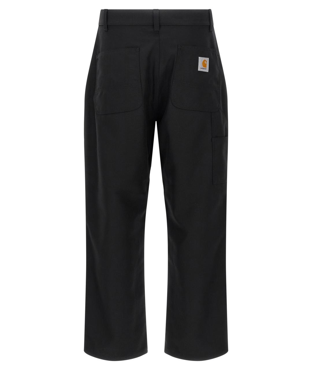 CARHARTT WIP Черные полиэстеровые повседневные брюки, фото 2