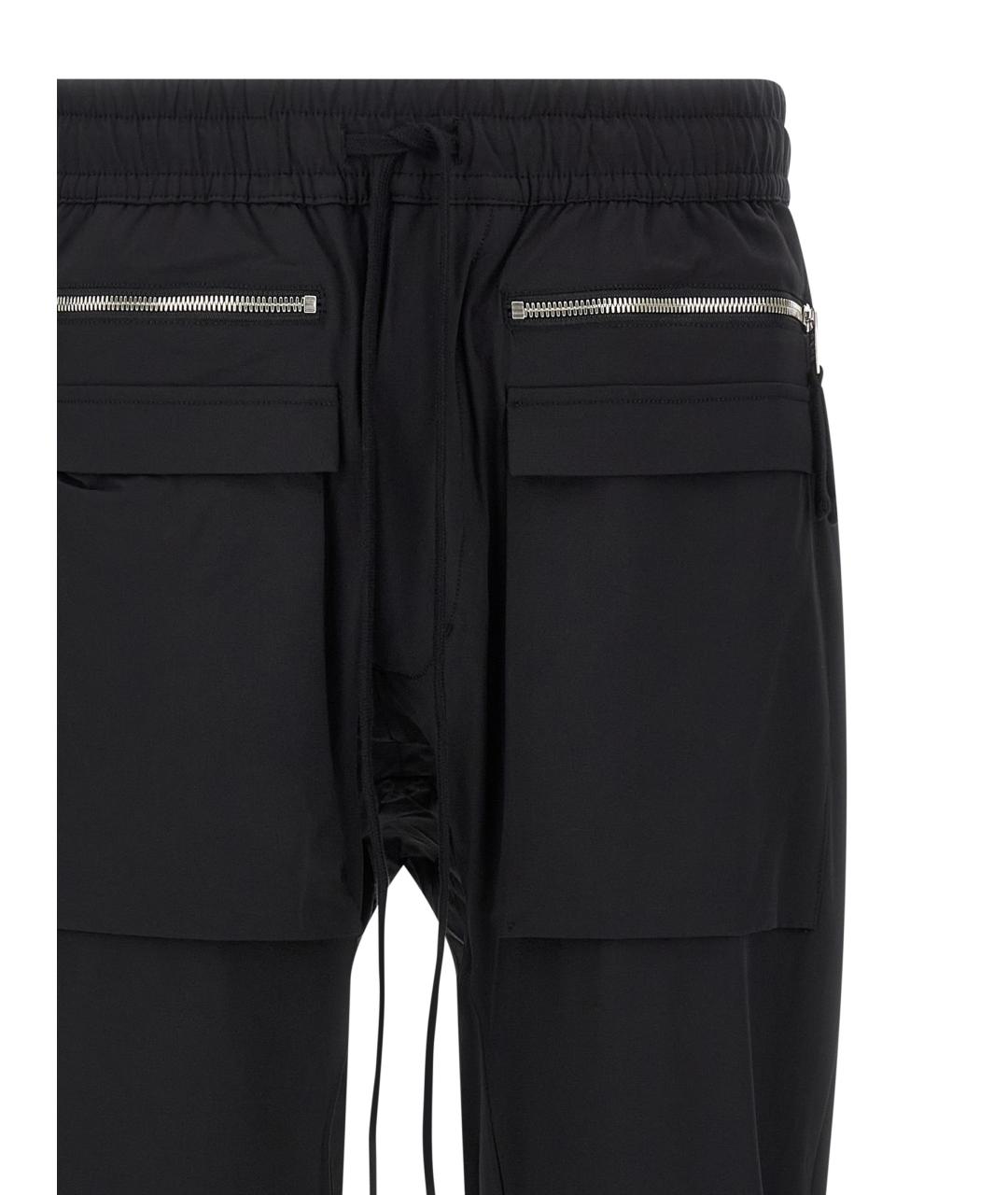 THOM KROM Черные полиамидовые повседневные брюки, фото 3