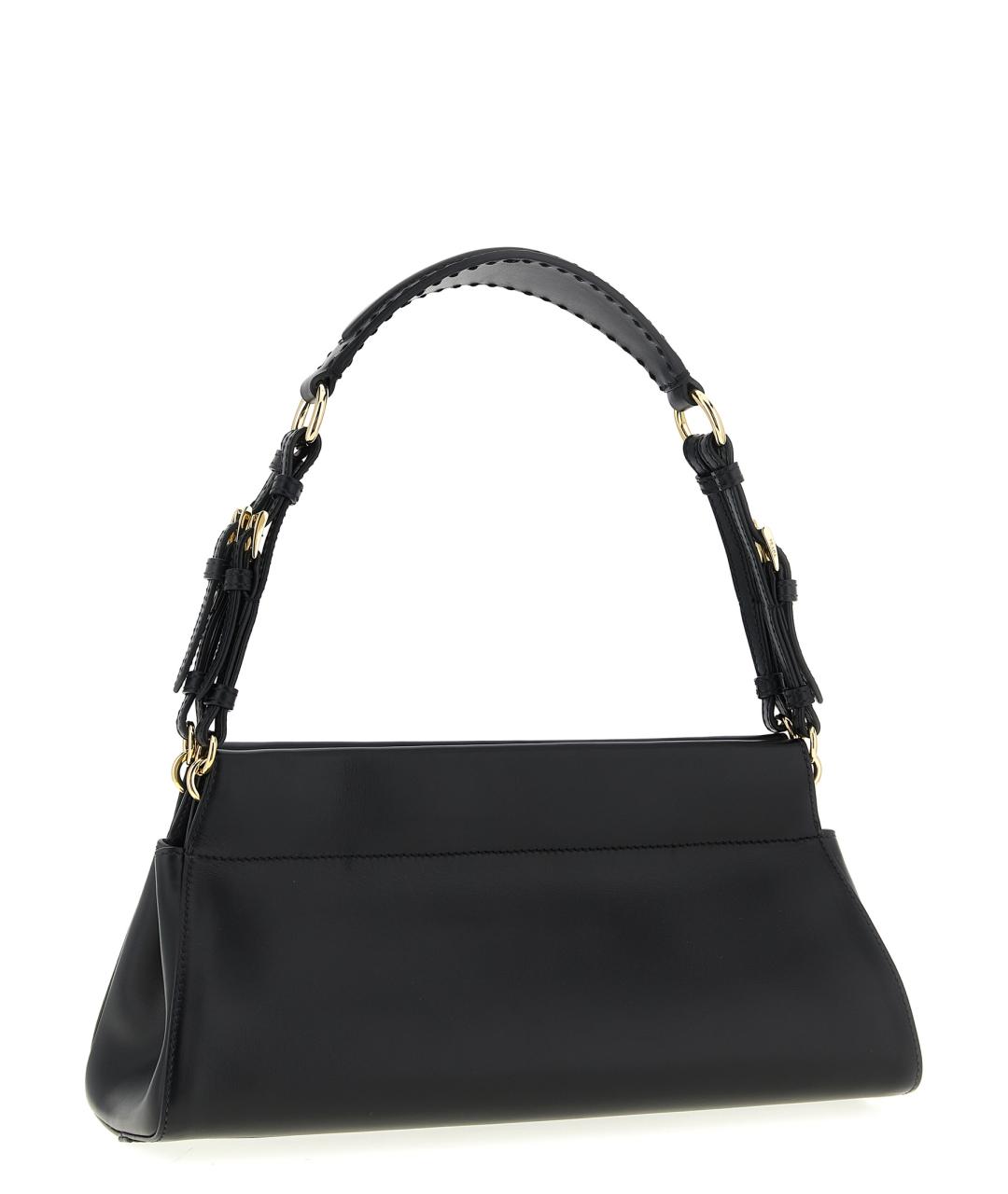 PRADA Черная кожаная сумка через плечо, фото 2