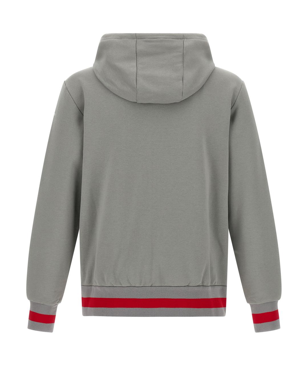 KITON Серый хлопковый спортивный костюм, фото 2