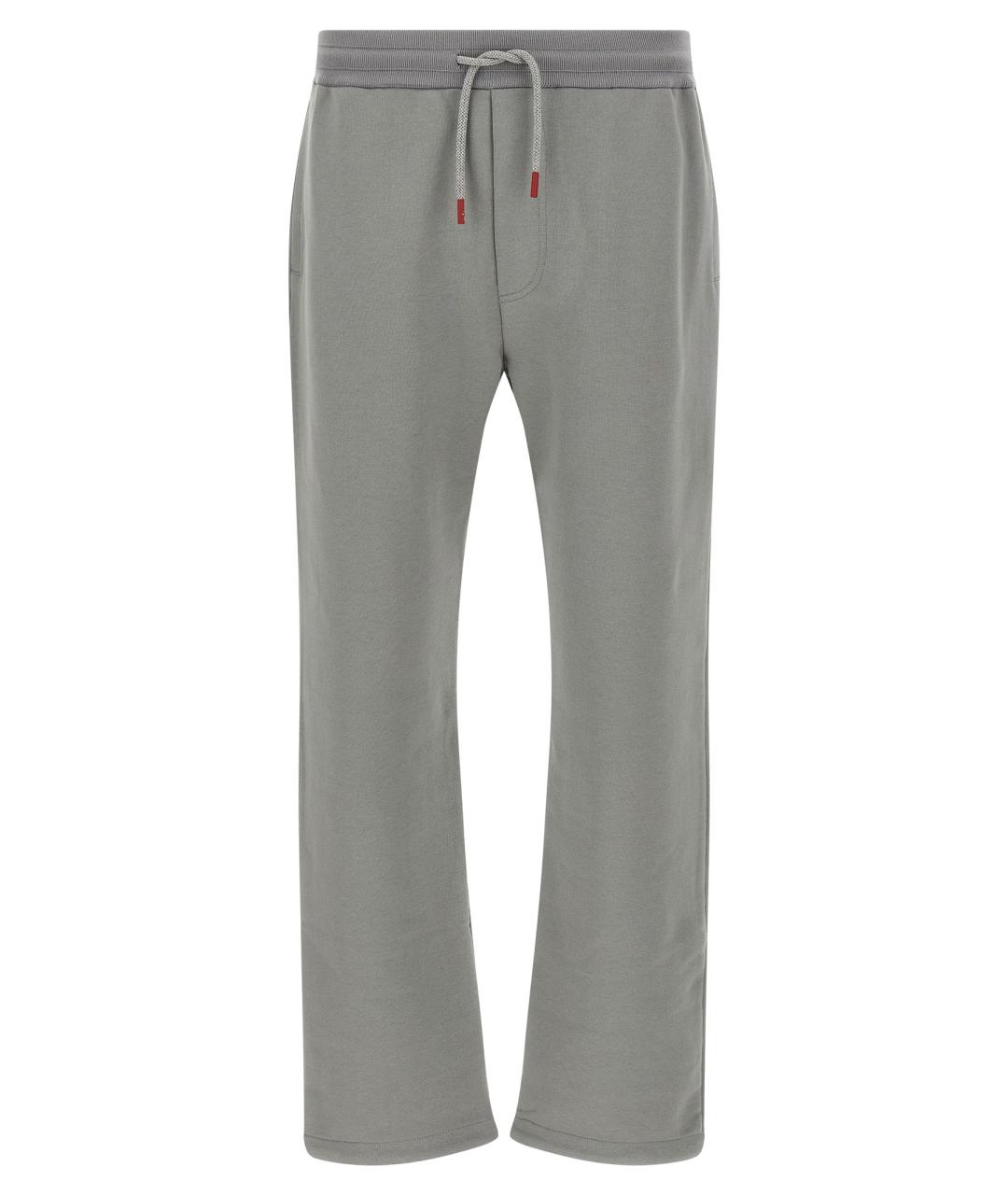 KITON Серый хлопковый спортивный костюм, фото 4