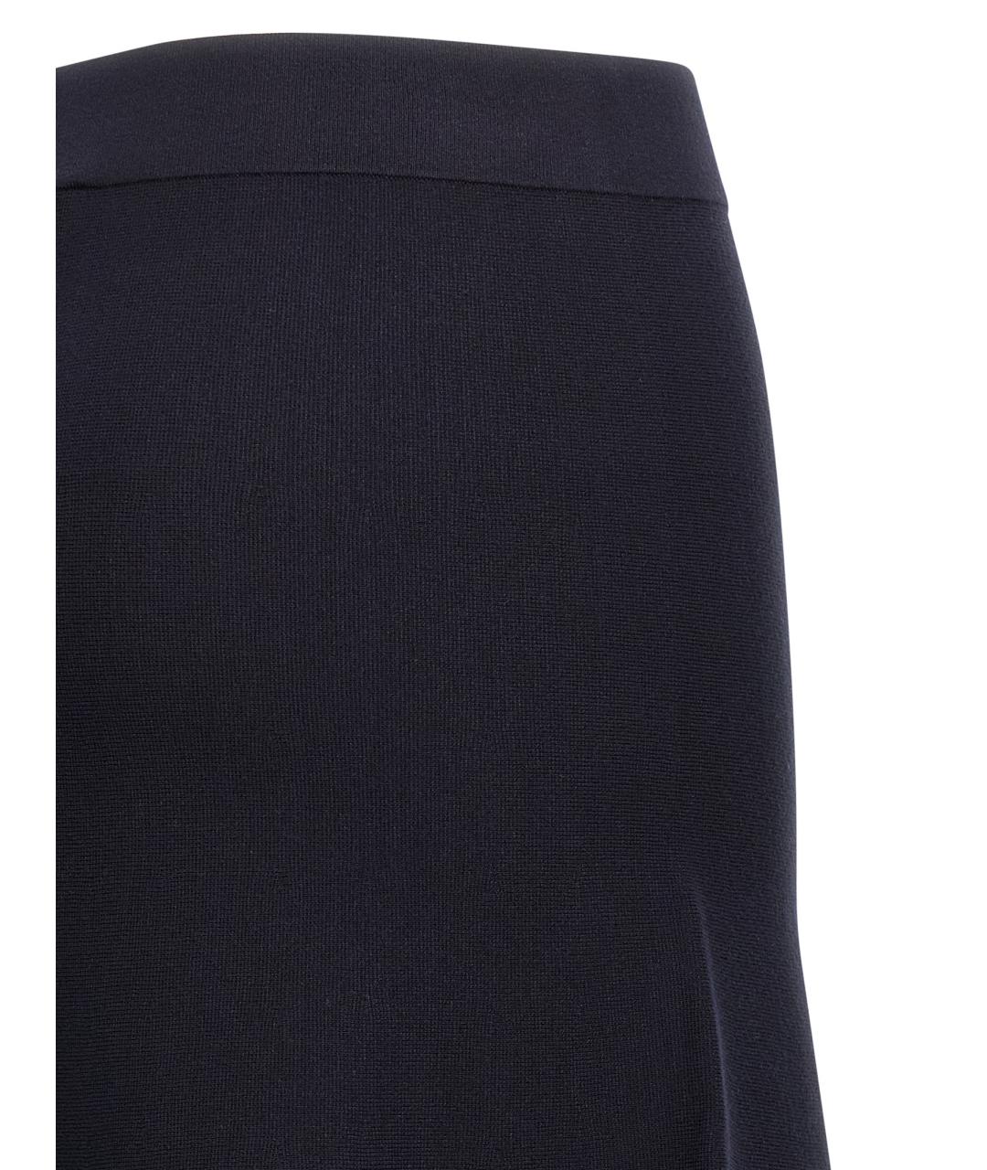 MAX MARA STUDIO Синяя вискозная юбка миди, фото 4