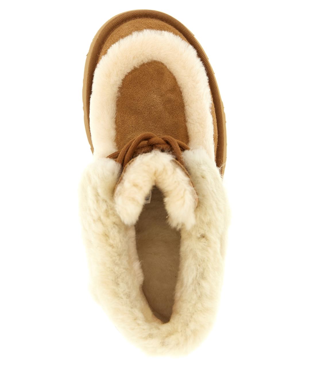UGG AUSTRALIA Коричневые кожаные ботинки, фото 4