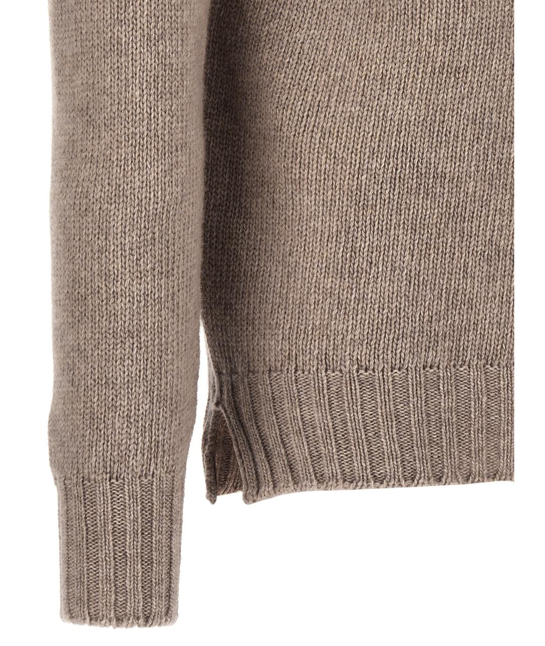 MA'RY'YA Бежевая шерстяная водолазка, фото 4