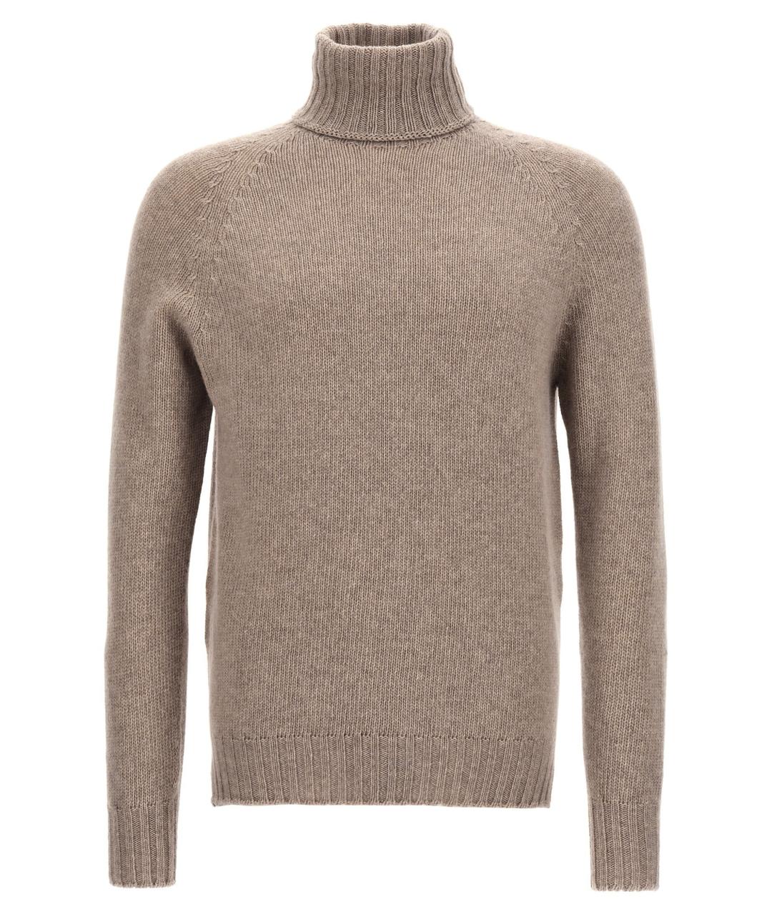 MA'RY'YA Бежевая шерстяная водолазка, фото 1