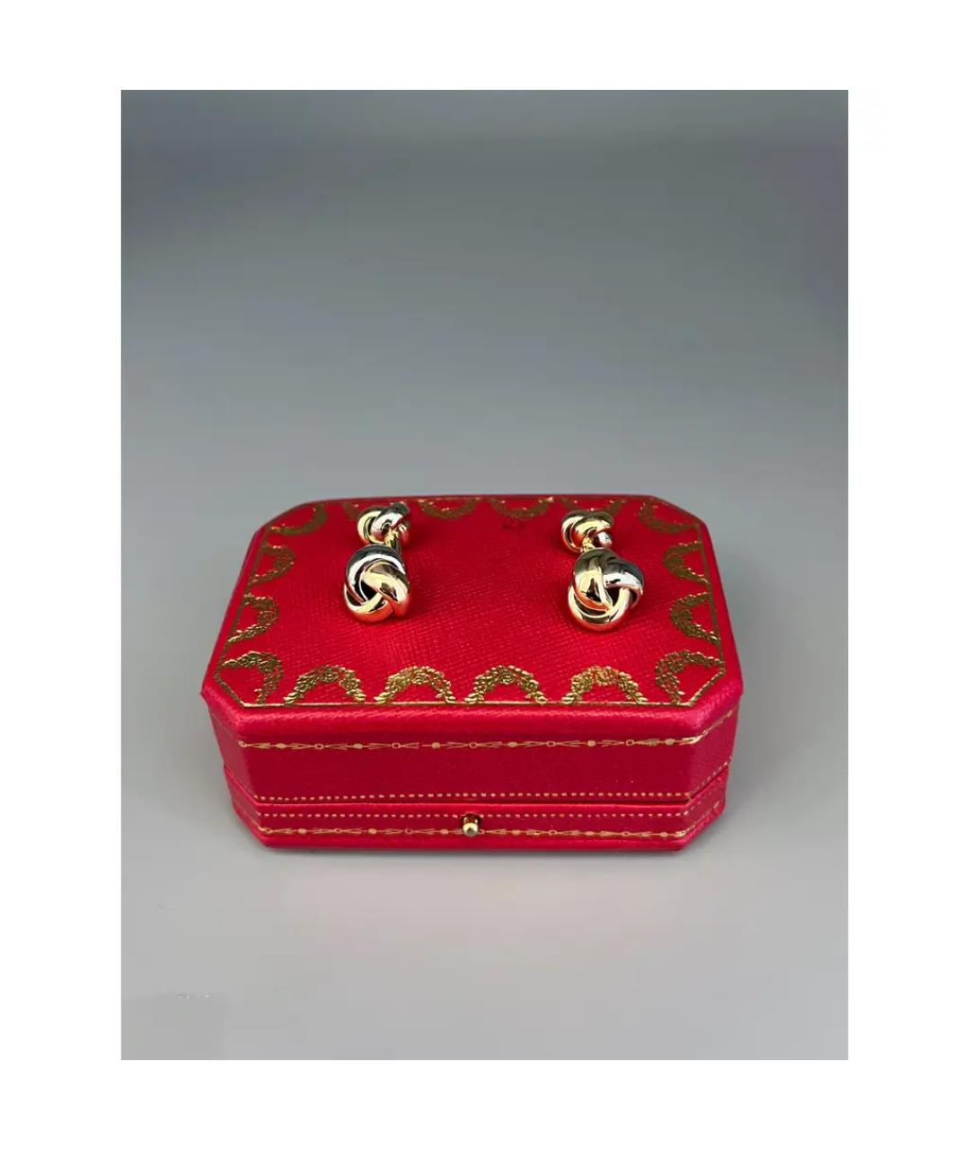 CARTIER Золотые запонки из желтого золота, фото 3