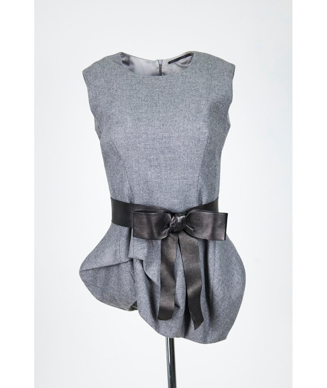 ERMANNO SCERVINO Серый шерстяной костюм с юбками, фото 2