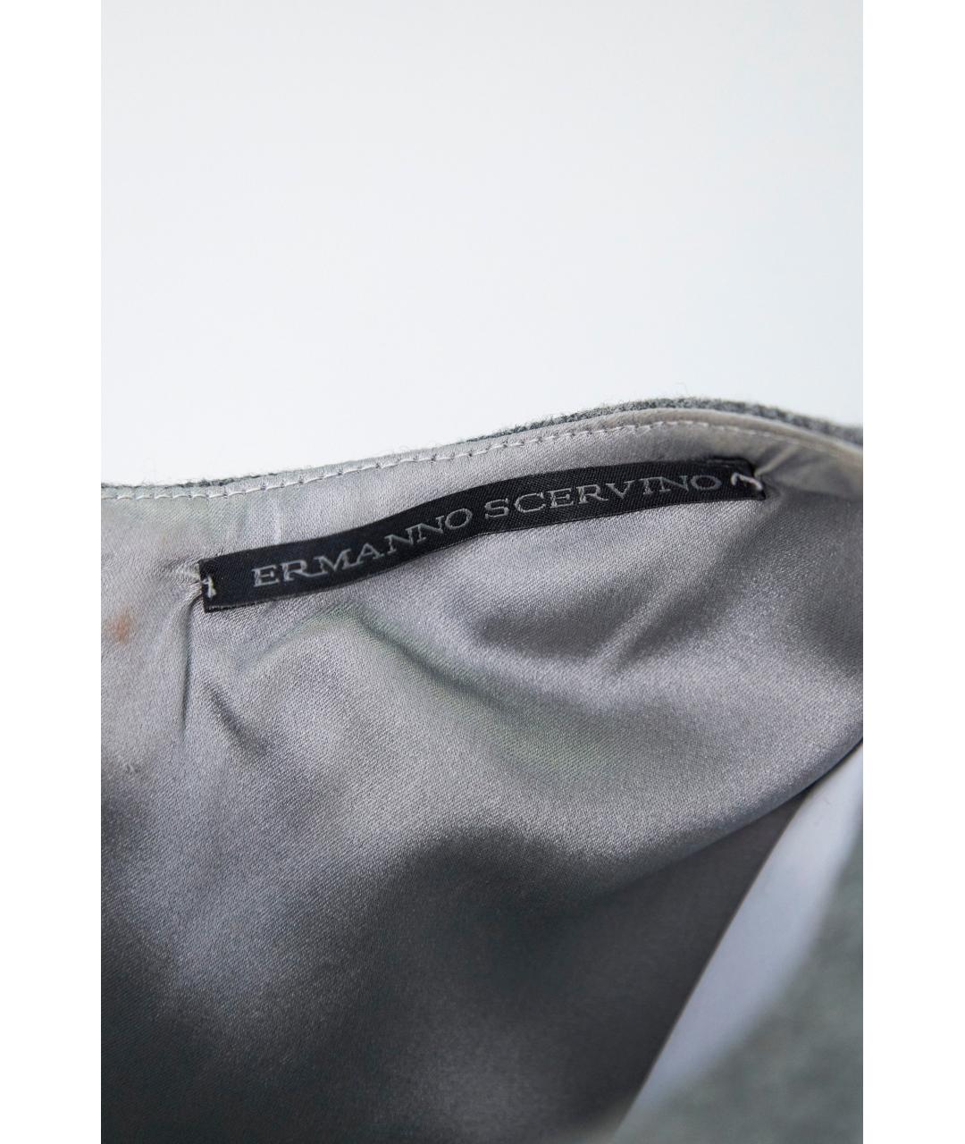 ERMANNO SCERVINO Серый шерстяной костюм с юбками, фото 4