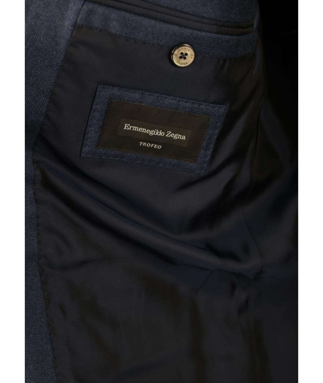 ERMENEGILDO ZEGNA XXX Синий классический костюм, фото 4