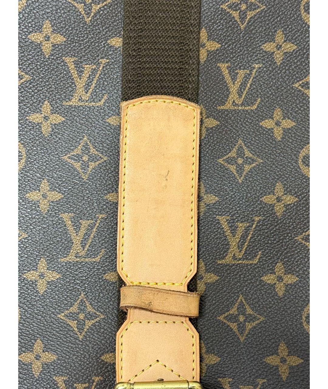 LOUIS VUITTON Коричневый чемодан, фото 7