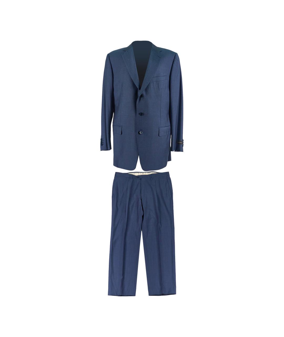 ERMENEGILDO ZEGNA XXX Синий классический костюм, фото 1